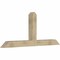 Ekena Millwork Portland Rough Sawn Timber Gable Bracket, Douglas Fir, 84"W x 35"H x 6"D x 6"F, 10/12 Pitch GBW084X35X0606POR00RDF - alternate 3